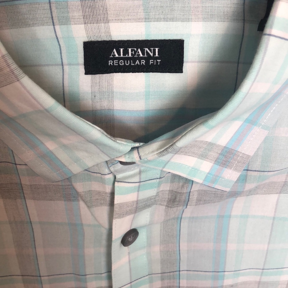 ALFANI Regular Fit Button Up - Picture 4 of 4